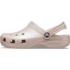 imageCrocs UnisexChild Classic Tie Dye Lined Clog  Kids SlippersPink ClayShimmer