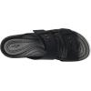 imageCrocs Womens Brooklyn Cork Buckle Sandals WedgeBlack
