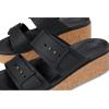 imageCrocs Womens Brooklyn Cork Buckle Sandals WedgeBlack
