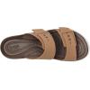 imageCrocs Womens Brooklyn Cork Buckle Sandals WedgeMilk Chocolate