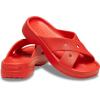 imageCrocs Womens Cross Strap SandalsCherry Red