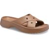 imageCrocs Womens Cross Strap SandalsMilk Chocolate