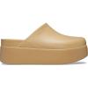 imageCrocs Womens Dylan Platform Clog Mule Platform Shoes for WomenWheat