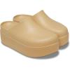imageCrocs Womens Dylan Platform Clog Mule Platform Shoes for WomenWheat