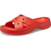 imageCrocs Womens Cross Strap SandalsCherry Red