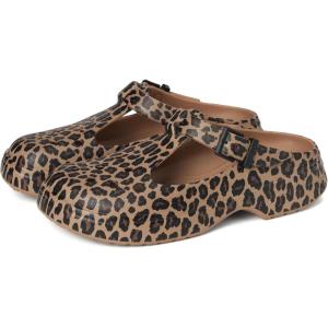 imageCrocs UnisexAdult Classic Clogs Mary Janes for WomenSepiaLeopard