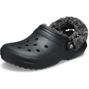imageCrocs UnisexAdult Classic Fleece Lined Clogs Fuzzy Slippers for Women and MenBlack