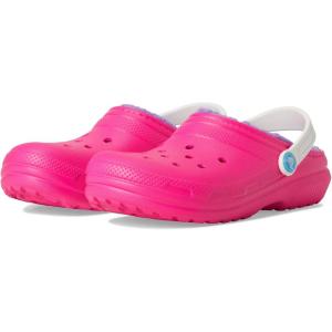 imageCrocs UnisexChild Classic Lined Clog Little Big KidPink CrushMulti
