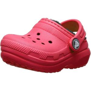 imageCrocs UnisexChild Classic Tie Dye Lined Clog  Kids SlippersPepper Navy