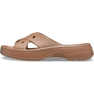 imageCrocs Womens Cross Strap SandalsMilk Chocolate
