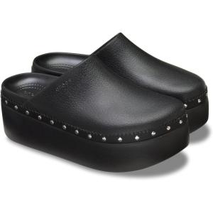 imageCrocs Womens Dylan Platform Clog Mule Platform Shoes for WomenBlack Studded