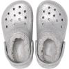 imageCrocs Kids Classic Lined Glitter ClogSilver Glitter
