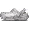 imageCrocs Kids Classic Lined Glitter ClogSilver Glitter