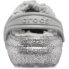 imageCrocs Kids Classic Lined Glitter ClogSilver Glitter