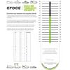 imageCrocs Kids Classic Lined Glitter ClogWhiteGrey