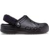 imageCrocs Unisex Adult Baya Lined Fuzz Strap ClogsBlackBlack
