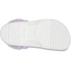 imageCrocs Unisex Adult Baya Lined Fuzz Strap ClogsWhiteLavender