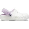 imageCrocs Unisex Adult Baya Lined Fuzz Strap ClogsWhiteLavender