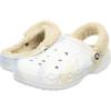 imageCrocs Unisex Adult Baya Lined Fuzz Strap ClogsWhiteMulticolor