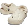 imageCrocs Unisex Adult Baya Lined Fuzz Strap ClogsWinter White