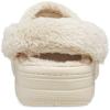 imageCrocs Unisex Adult Baya Lined Fuzz Strap ClogsWinter White