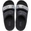 imageCrocs Unisex Classic Cozzzy SandalBlackSilver Glitter