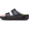 imageCrocs Unisex Classic Cozzzy SandalBlackSpray Dye