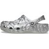 imageCrocs UnisexAdult Classic Geometric ClogSilver