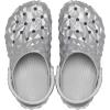 imageCrocs UnisexAdult Classic Geometric ClogSilver