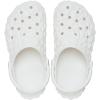 imageCrocs UnisexAdult Classic Geometric ClogWhite