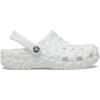 imageCrocs UnisexAdult Classic Geometric ClogWhite