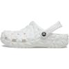 imageCrocs UnisexAdult Classic Geometric ClogWhite