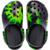 imageCrocs UnisexChild Classic Graphic ClogBlackLime Punch