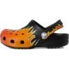 imageCrocs UnisexChild Classic Graphic ClogBlackMulti Flames