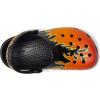 imageCrocs UnisexChild Classic Graphic ClogBlackMulti Flames