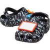 imageCrocs UnisexChild Classic Graphic ClogBlackWhite