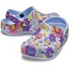 imageCrocs UnisexChild Classic Graphic ClogBlue CalciteMulti Retro Floral