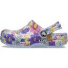 imageCrocs UnisexChild Classic Graphic ClogBlue CalciteMulti Retro Floral