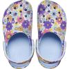imageCrocs UnisexChild Classic Graphic ClogBlue CalciteMulti Retro Floral