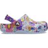 imageCrocs UnisexChild Classic Graphic ClogBlue CalciteMulti Retro Floral