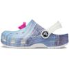 imageCrocs UnisexChild Classic Graphic ClogWhiteMulti Denim