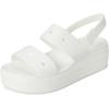 imageCrocs Womens Brooklyn 4u Low Wedges SandalWhite