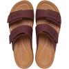 imageCrocs Womens Brooklyn Buckle Low Wedge SandalDark Clay