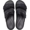 imageCrocs Womens Brooklyn Buckle Low WedgesBlack 1