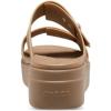 imageCrocs Womens Brooklyn Buckle Low WedgesKhaki