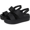imageCrocs Womens Brooklyn Low Wedge SandalsBlackBlack