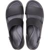 imageCrocs Womens Brooklyn Low Wedge SandalsBlackMushroom