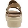 imageCrocs Womens Brooklyn Low Wedge SandalsKhaki Bone