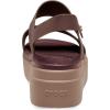 imageCrocs Womens Brooklyn Low Wedge SandalsMochaMushroom