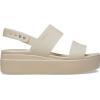 imageCrocs Womens Brooklyn Low Wedge SandalsSandstone